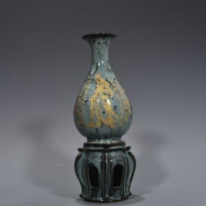 Song Dynasty June kiln of with inscription and jade pot spring vase