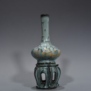 Song Dynasty June kiln with inscription and attached vase