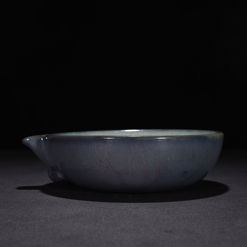 Song Dynasty Jun kiln model obsidian rose purple glaze