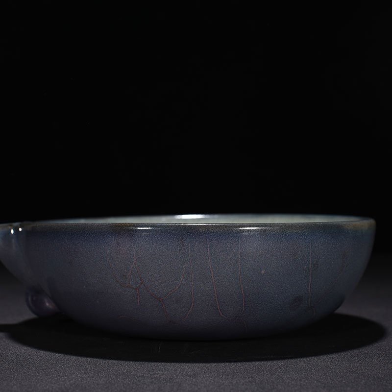 Song Dynasty Jun kiln model obsidian rose purple glaze