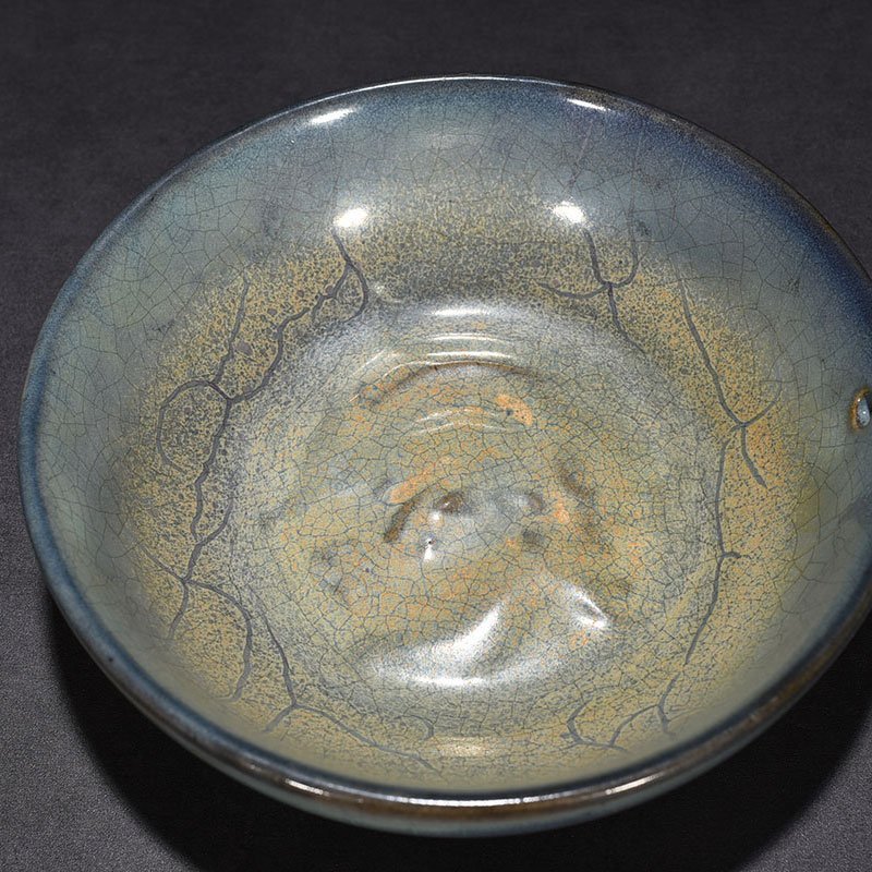 Song Dynasty Jun kiln model obsidian rose purple glaze