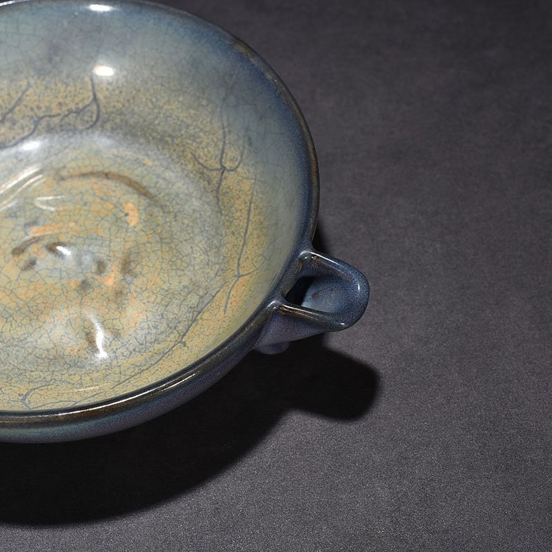 Song Dynasty Jun kiln model obsidian rose purple glaze