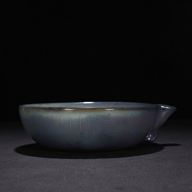 Song Dynasty Jun kiln model obsidian rose purple glaze