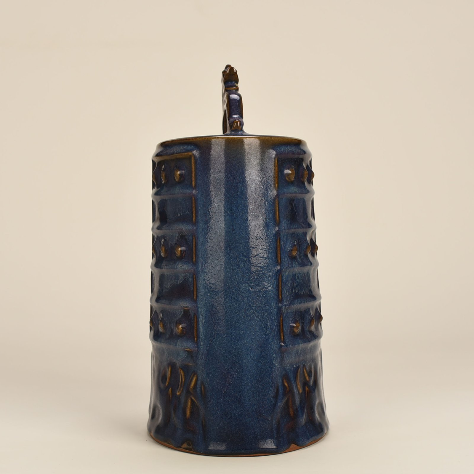 Song Dynasty Jun kiln Jingguo model rose purple glaze chime
