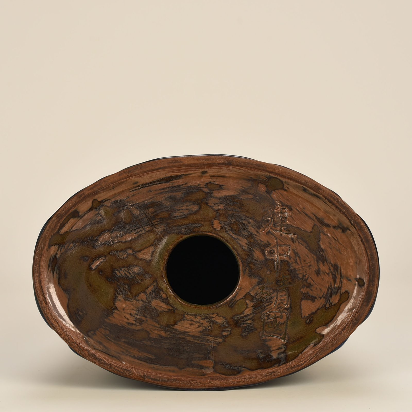 Song Dynasty Jun kiln Jingguo model rose purple glaze chime