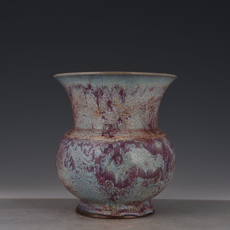 Song Dynasty kiln obsidian slag bucket flowerpot
