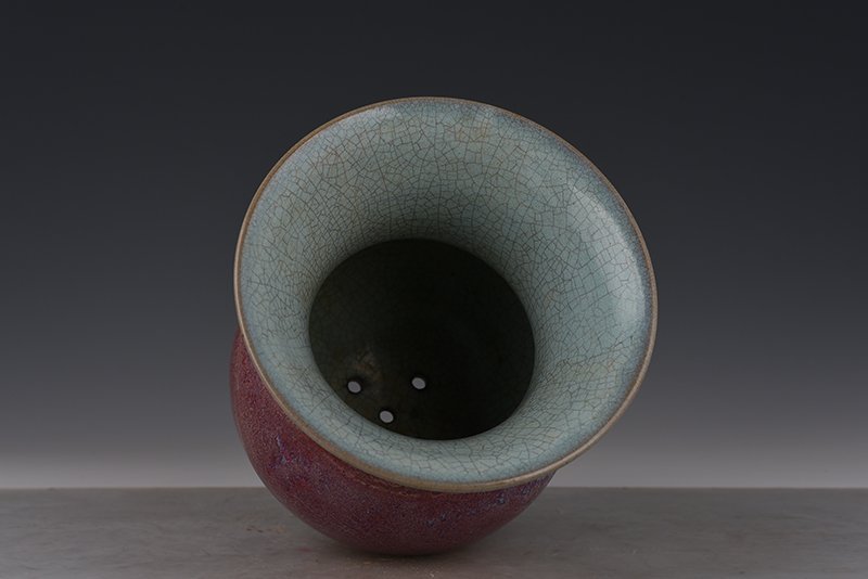 Song Dynasty kiln obsidian slag bucket flowerpot