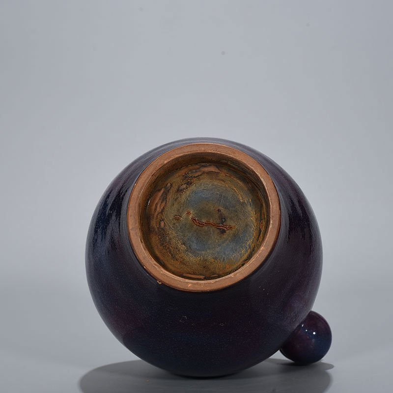 Song Dynasty Jun kiln rose purple glaze military holding
