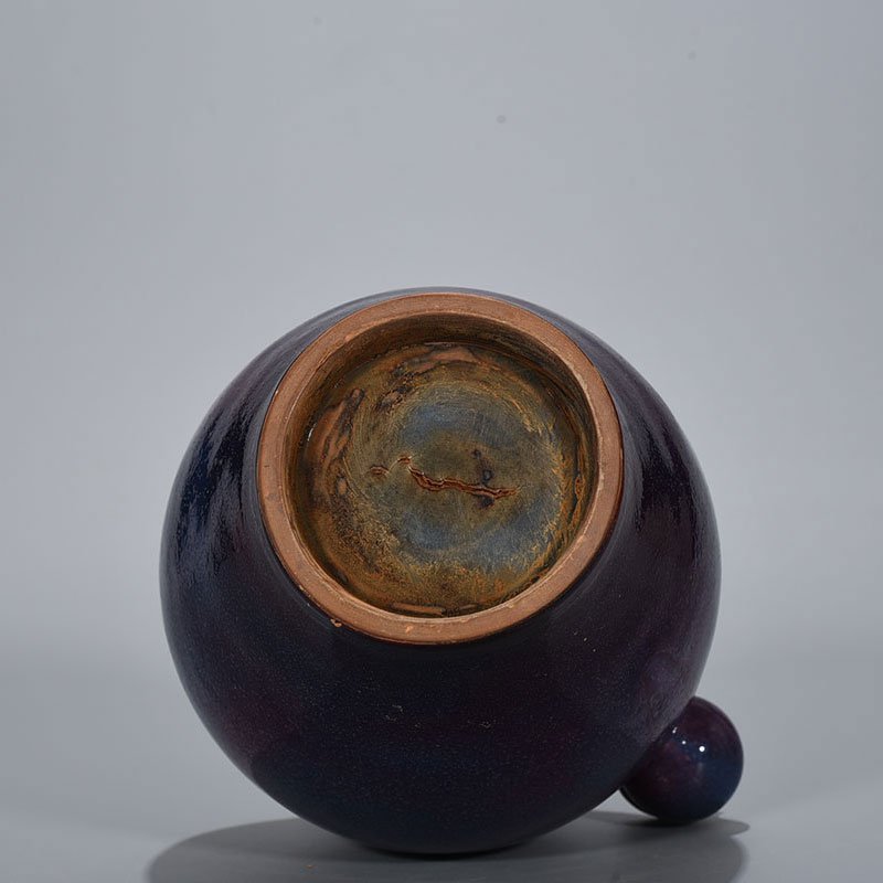 Song Dynasty Jun kiln rose purple glaze military holding