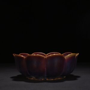 Song Dynasty Jun kiln rose purple glaze lotus wash