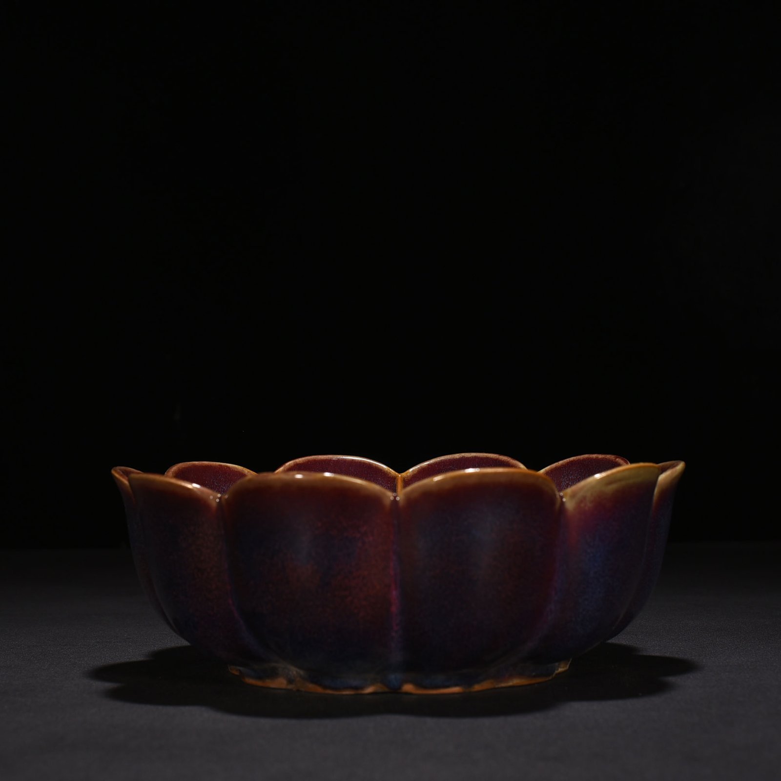 Song Dynasty Jun kiln rose purple glaze lotus wash