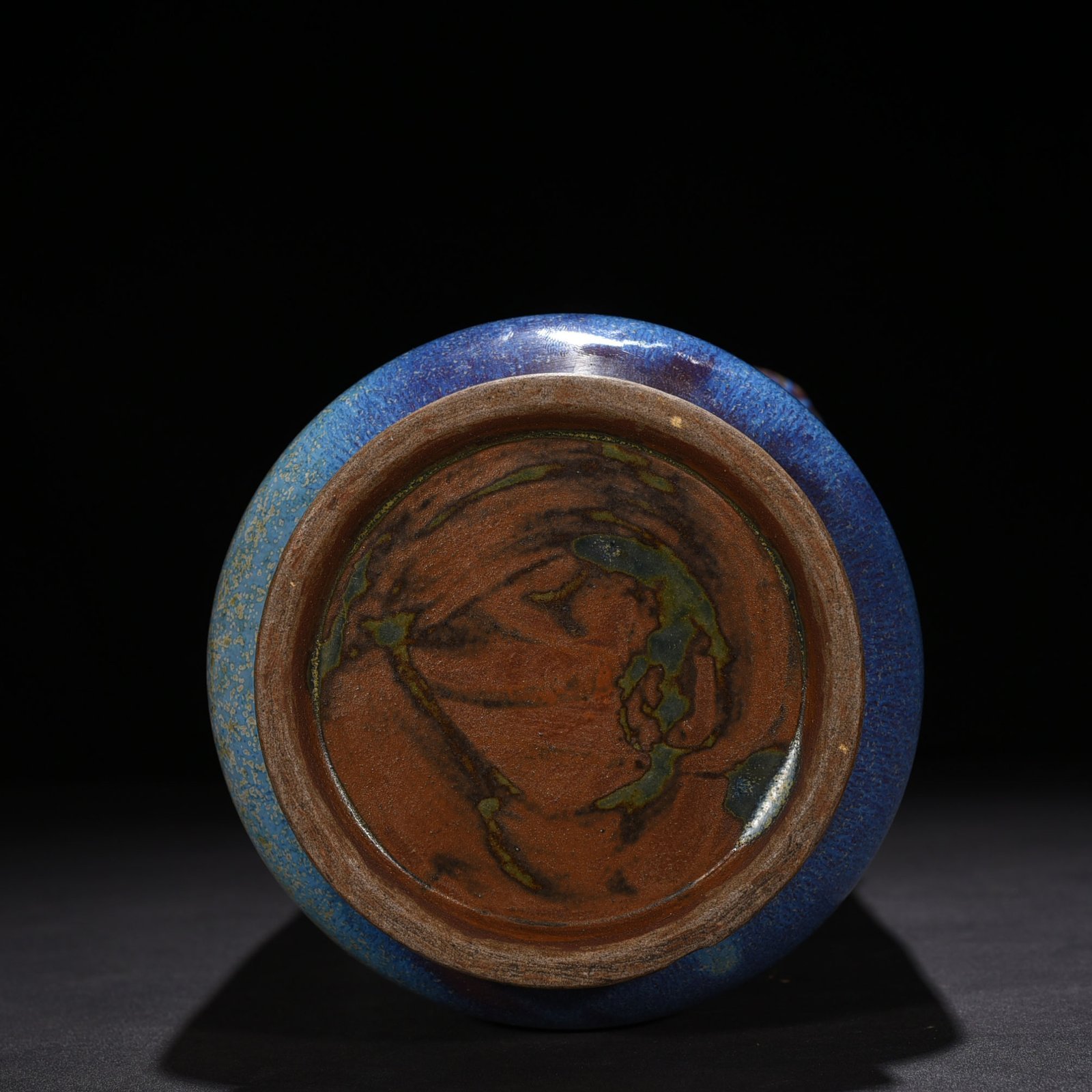 Song Dynasty Jun Kiln Kiln Transformation Jun Glaze Ear-shaped Vase