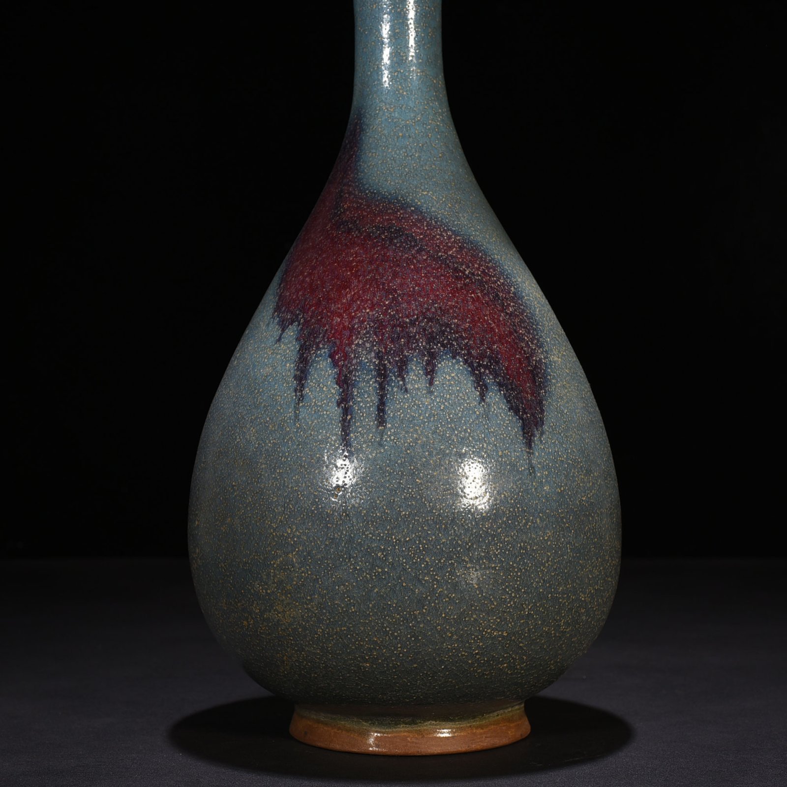 Song Dynasty Jun kiln jade pot spring vase with flower mouth