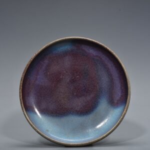 Song Dynasty Jun kiln variable glaze plate