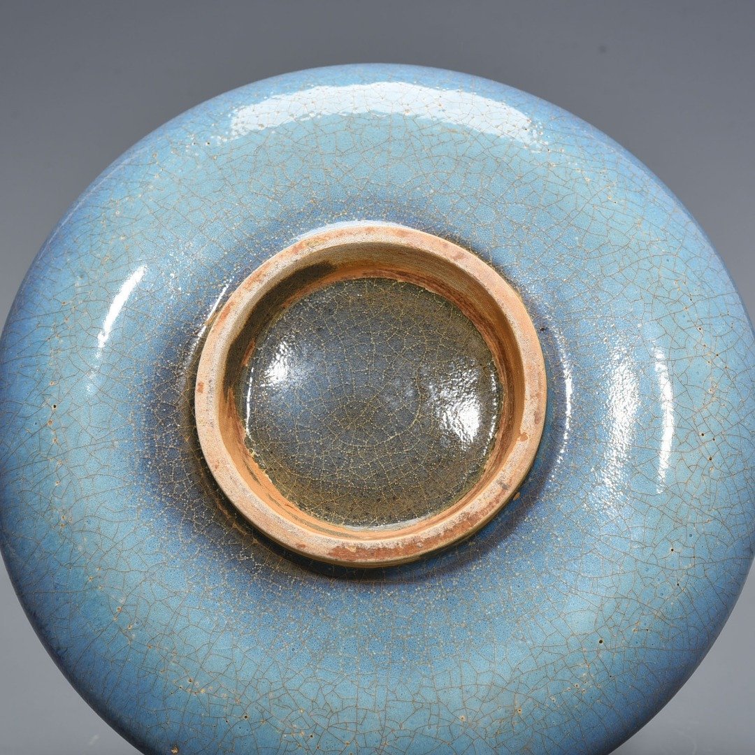 Song Dynasty Jun kiln variable glaze plate