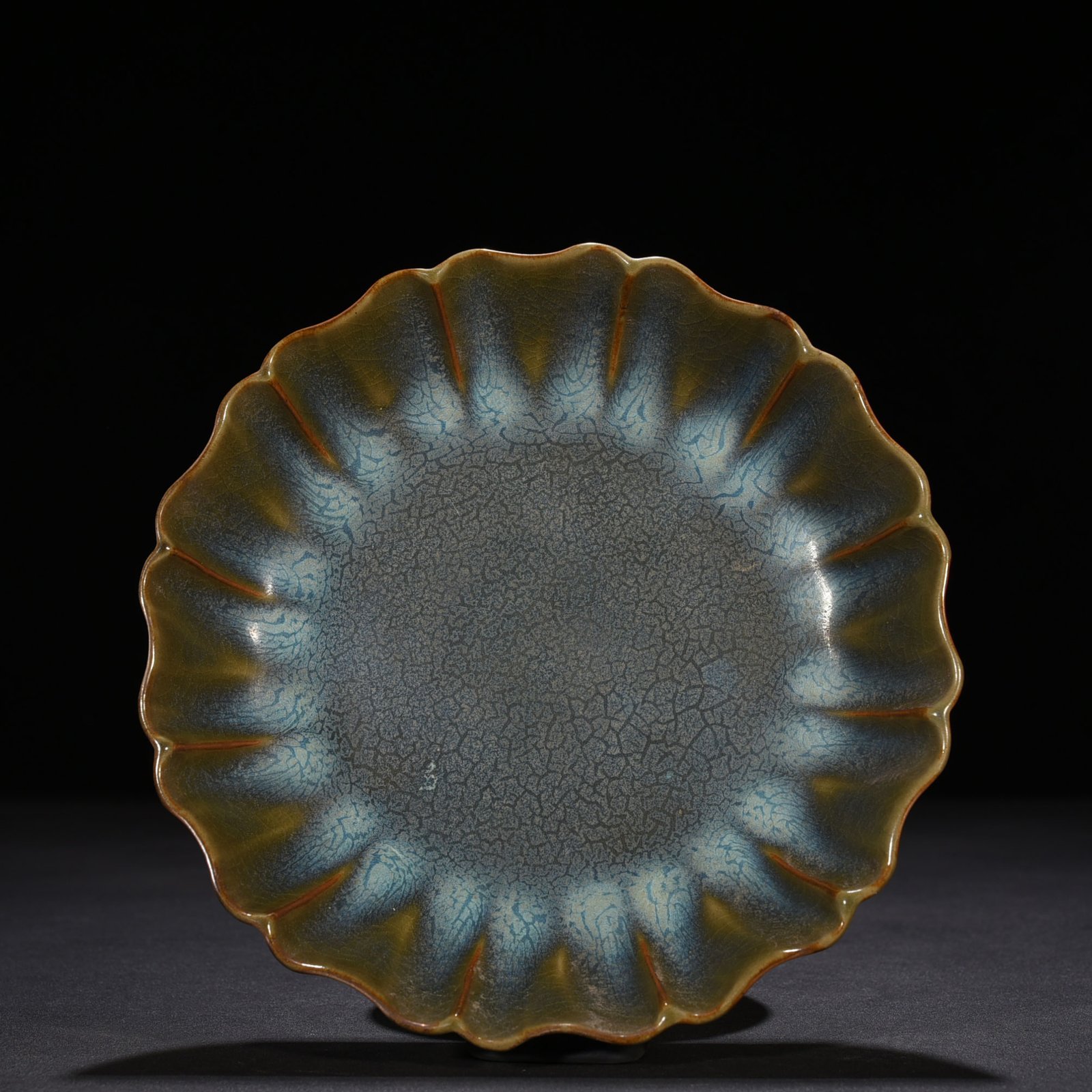 Song Dynasty Jun kiln glazed sunflower wash