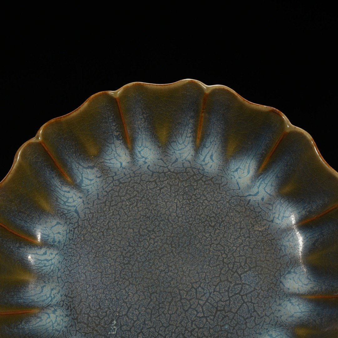 Song Dynasty Jun kiln glazed sunflower wash