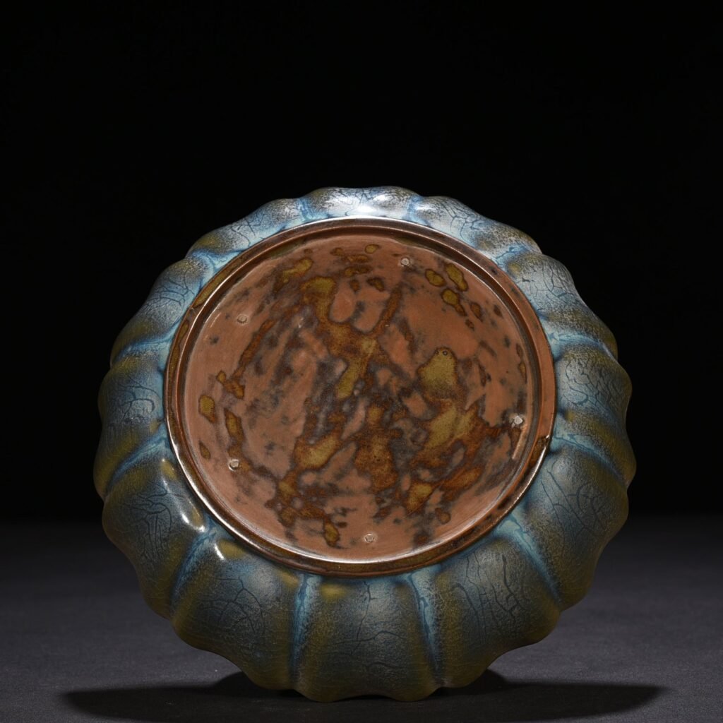 Song Dynasty Jun kiln glazed sunflower wash