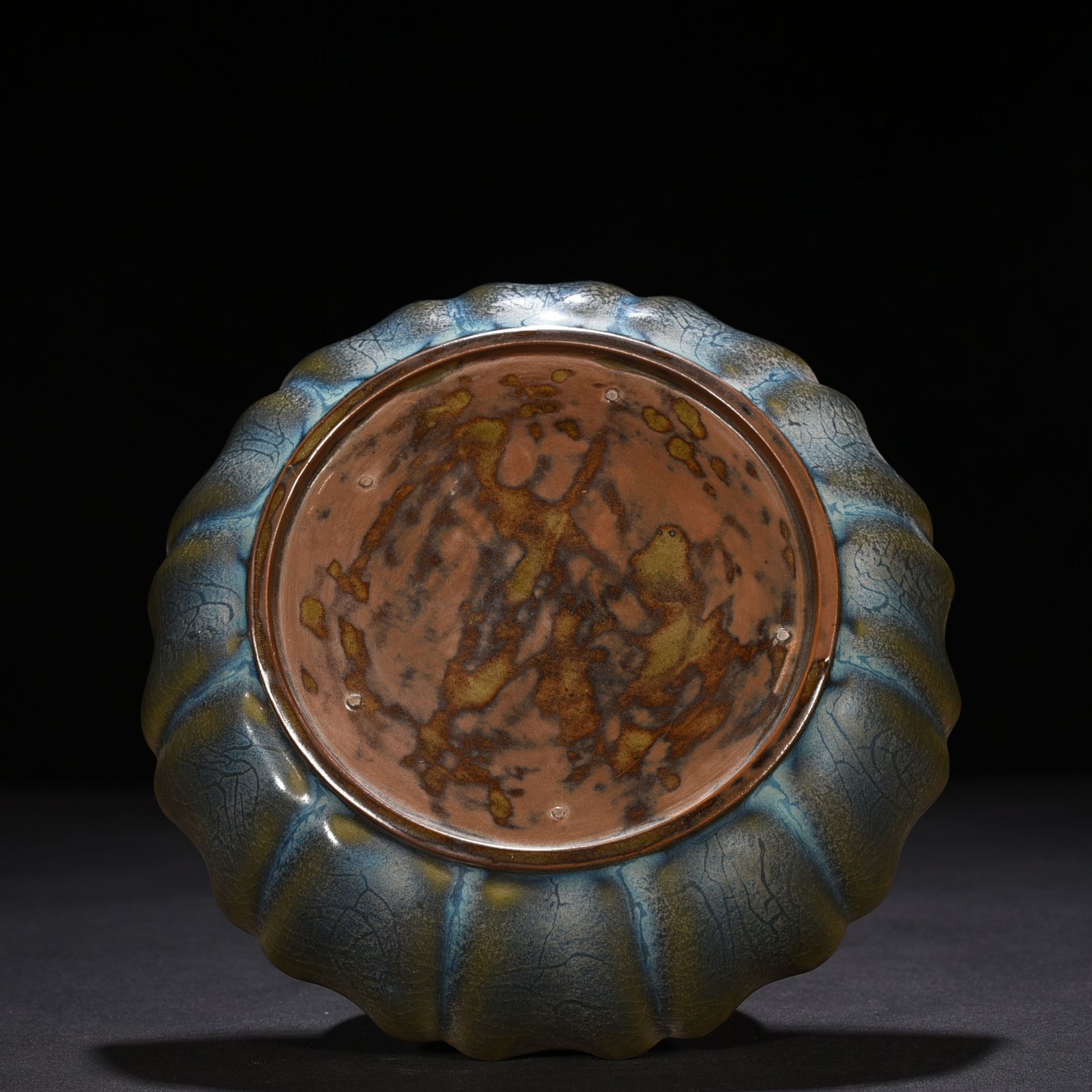 Song Dynasty Jun kiln glazed sunflower wash