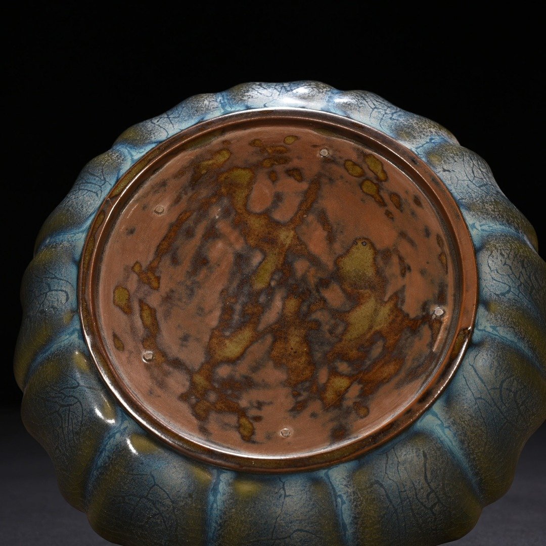 Song Dynasty Jun kiln glazed sunflower wash