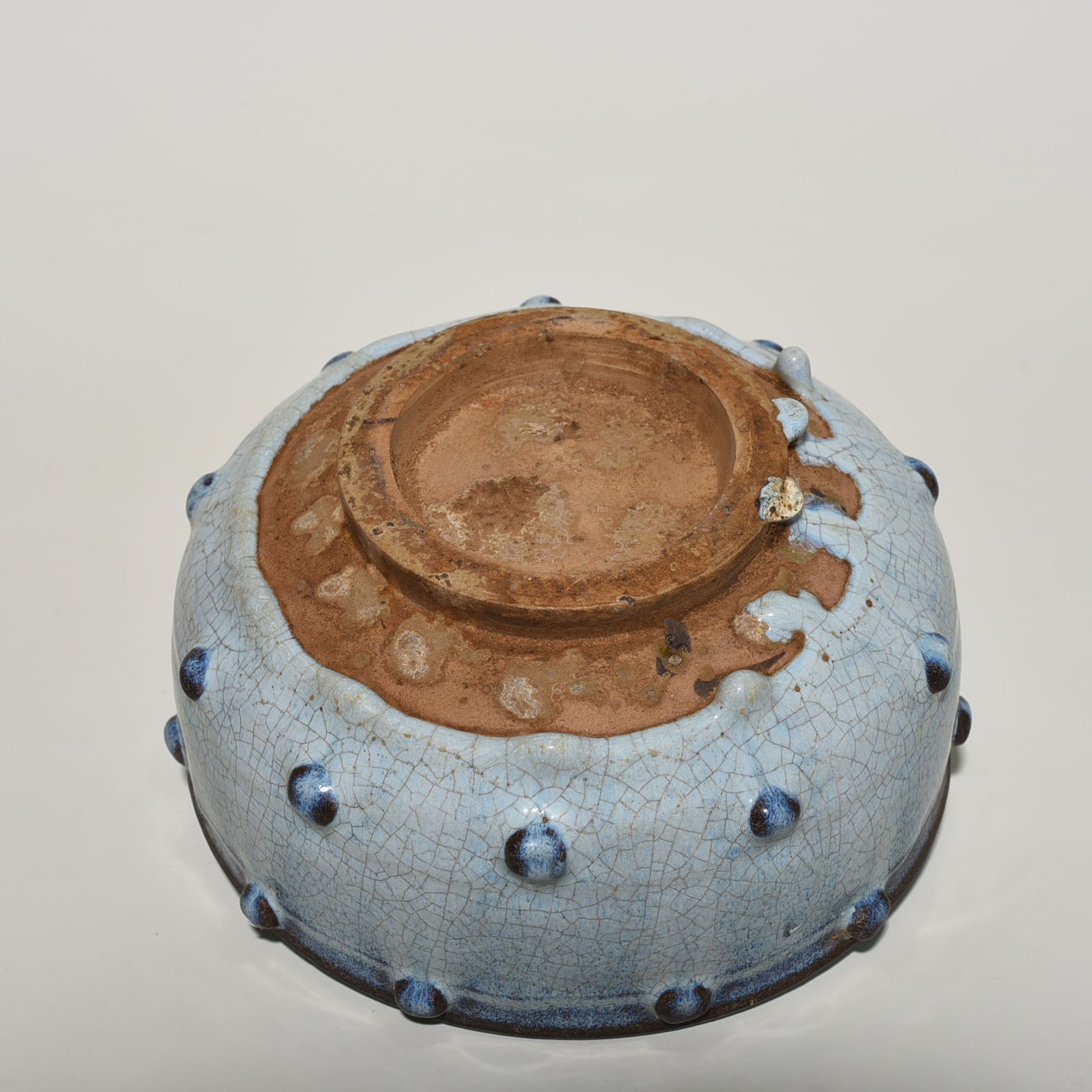 Song Dynasty Jun Kiln Variable Glaze Drum Nail Wash