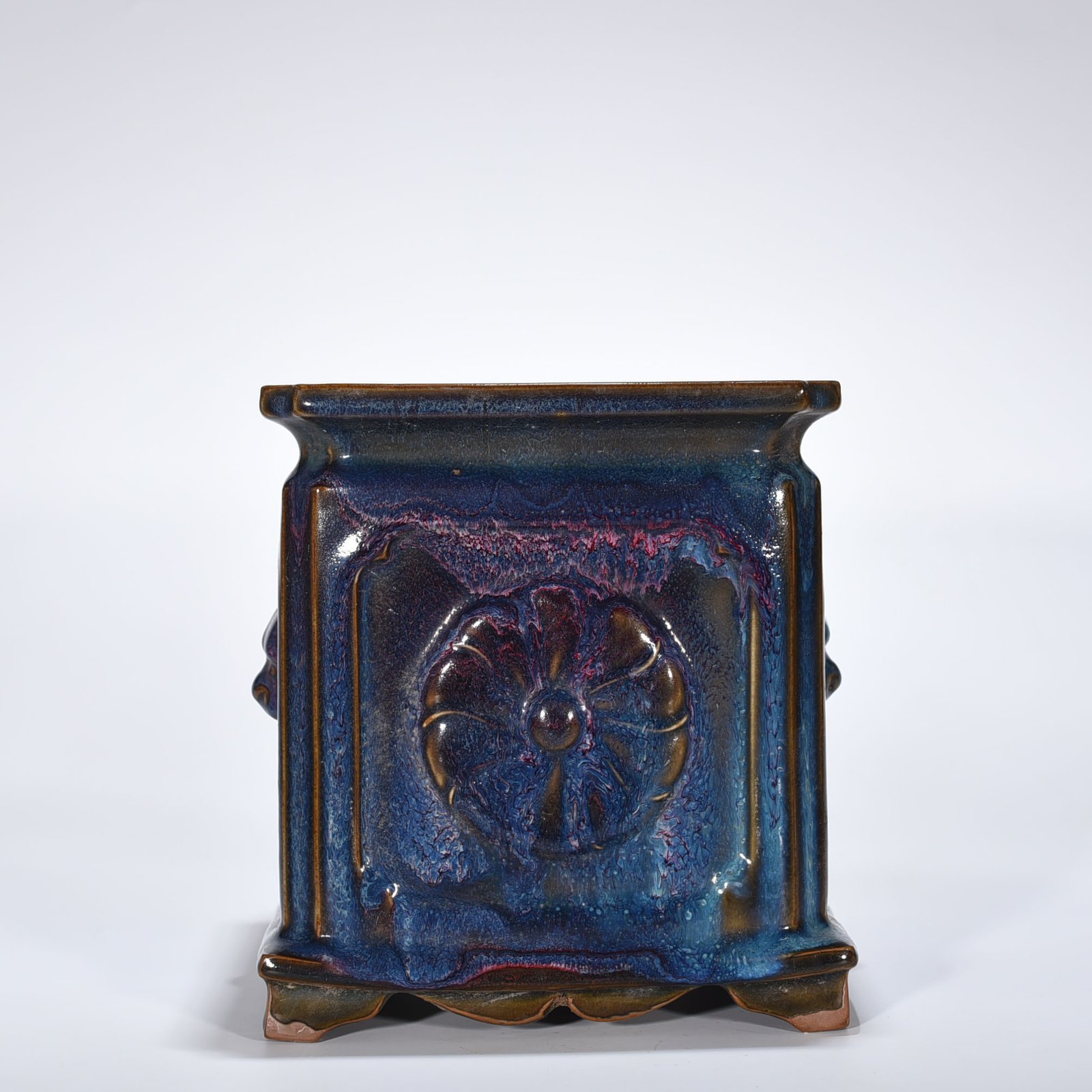 Song Dynasty Jun kiln Shaosheng first year rose purple glaze pen holder