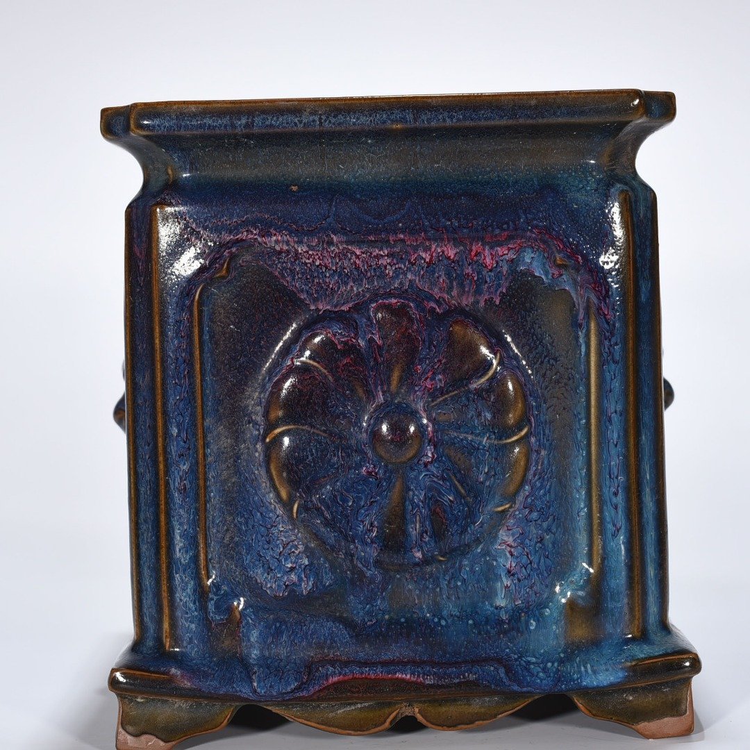 Song Dynasty Jun kiln Shaosheng first year rose purple glaze pen holder