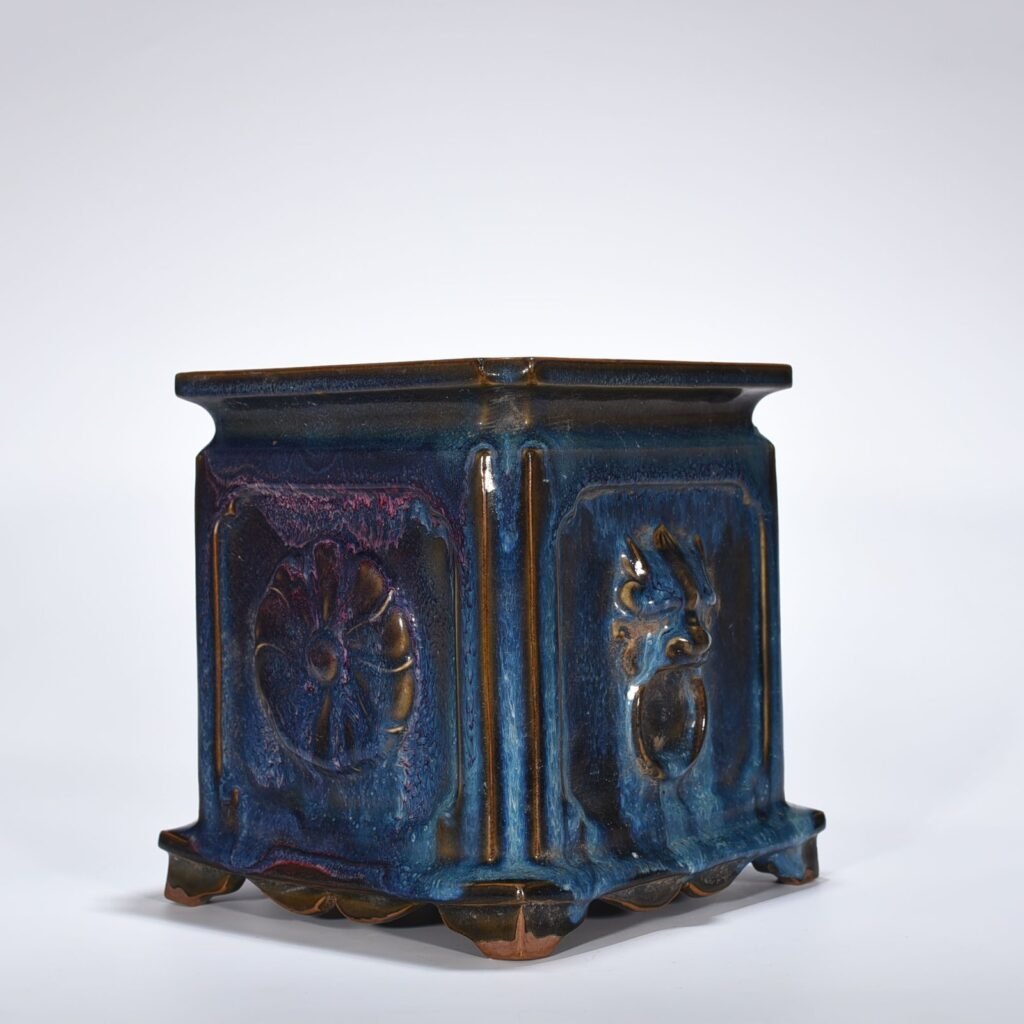 Song Dynasty Jun kiln Shaosheng first year rose purple glaze pen holder