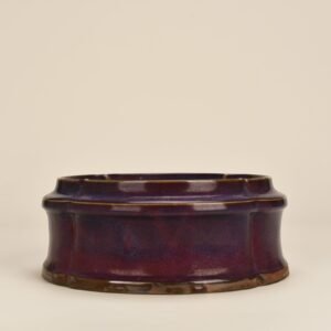 Song Dynasty Jun Kiln Shaosheng Year rose purple glaze set box pen washer lamp holder