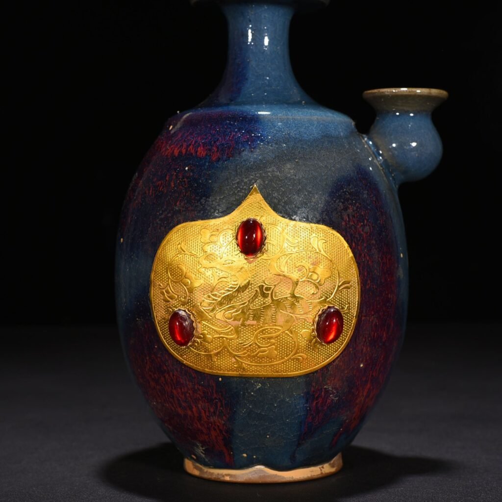 Song Dynasty Jun kiln Yaobao rose purple glaze military holding inlaid
