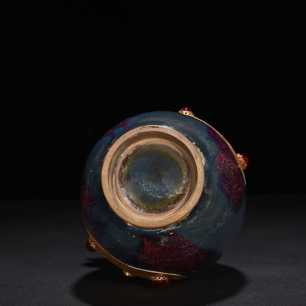 Song Dynasty Jun kiln Yaobao rose purple glaze military holding inlaid
