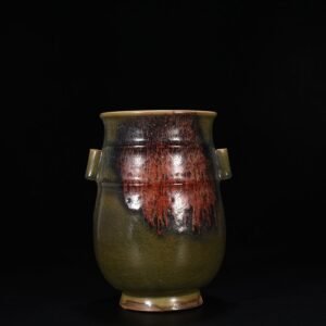 Song Dynasty Jun kiln Yaoban ear vase