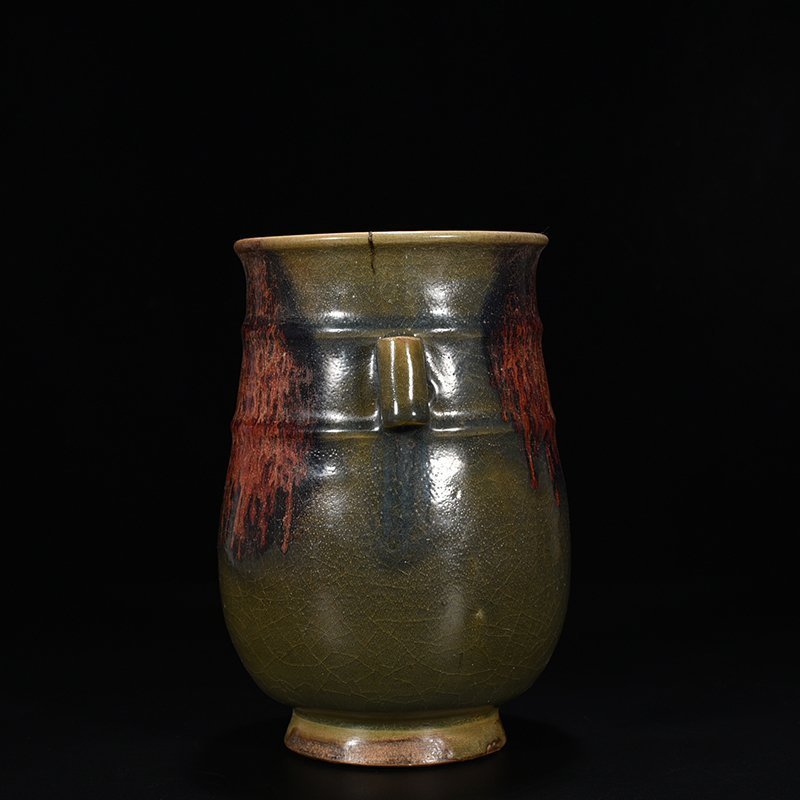 Song Dynasty Jun kiln Yaoban ear vase