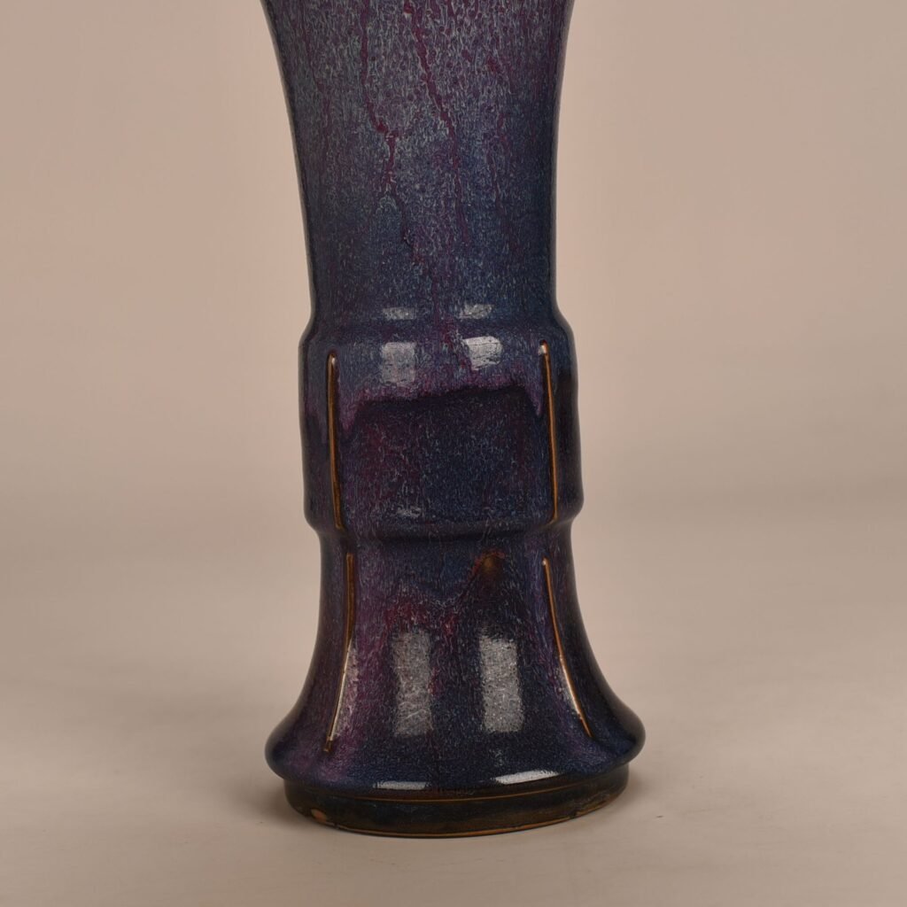 Song dynasty Jun kiln heavy and purple glaze flower goblet