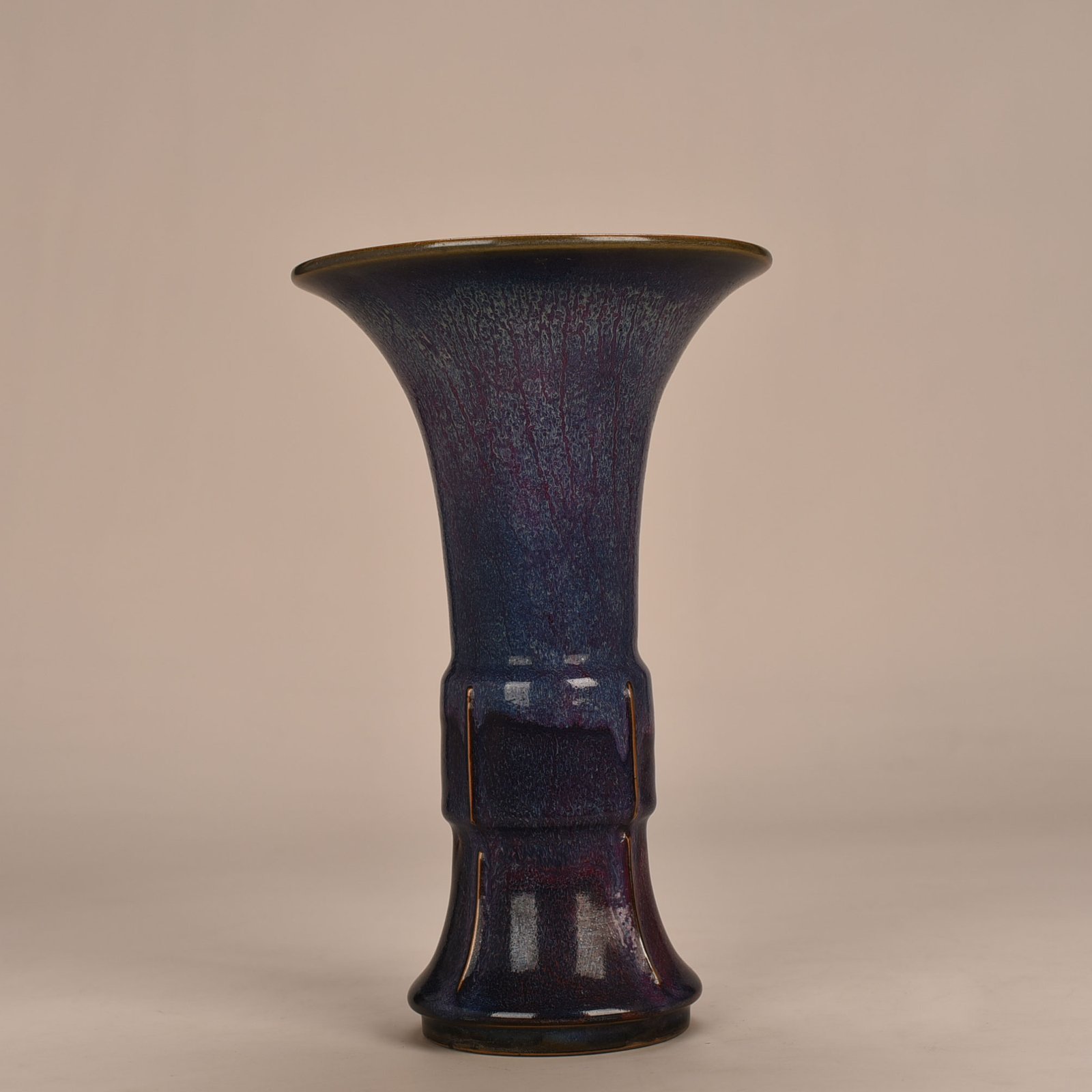 Song dynasty Jun kiln heavy and purple glaze flower goblet