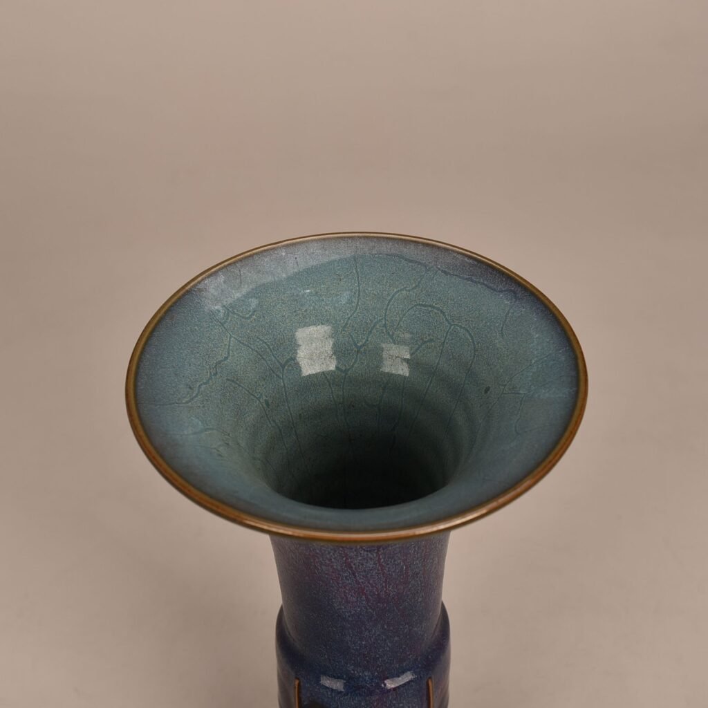 Song dynasty Jun kiln heavy and purple glaze flower goblet