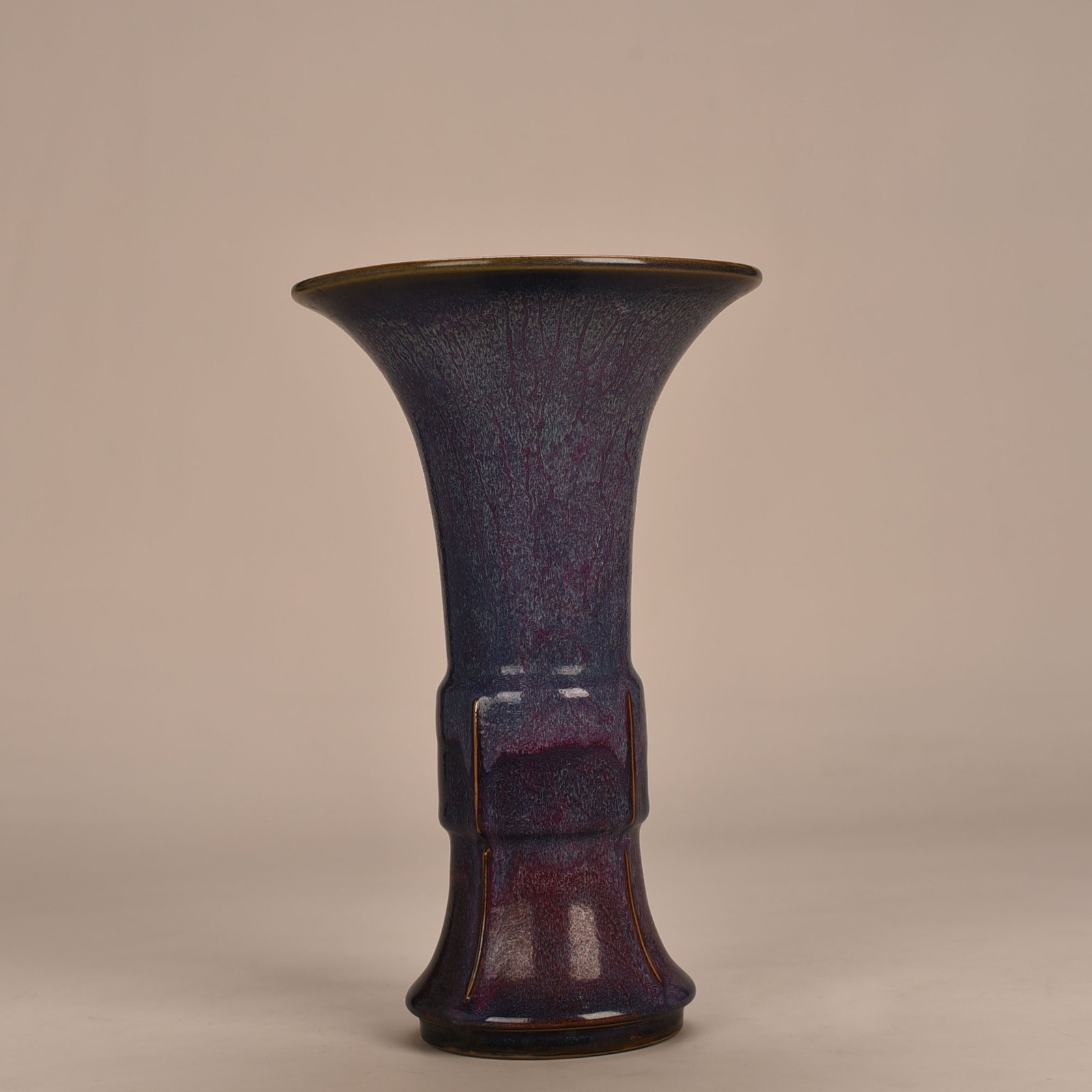 Song dynasty Jun kiln heavy and purple glaze flower goblet