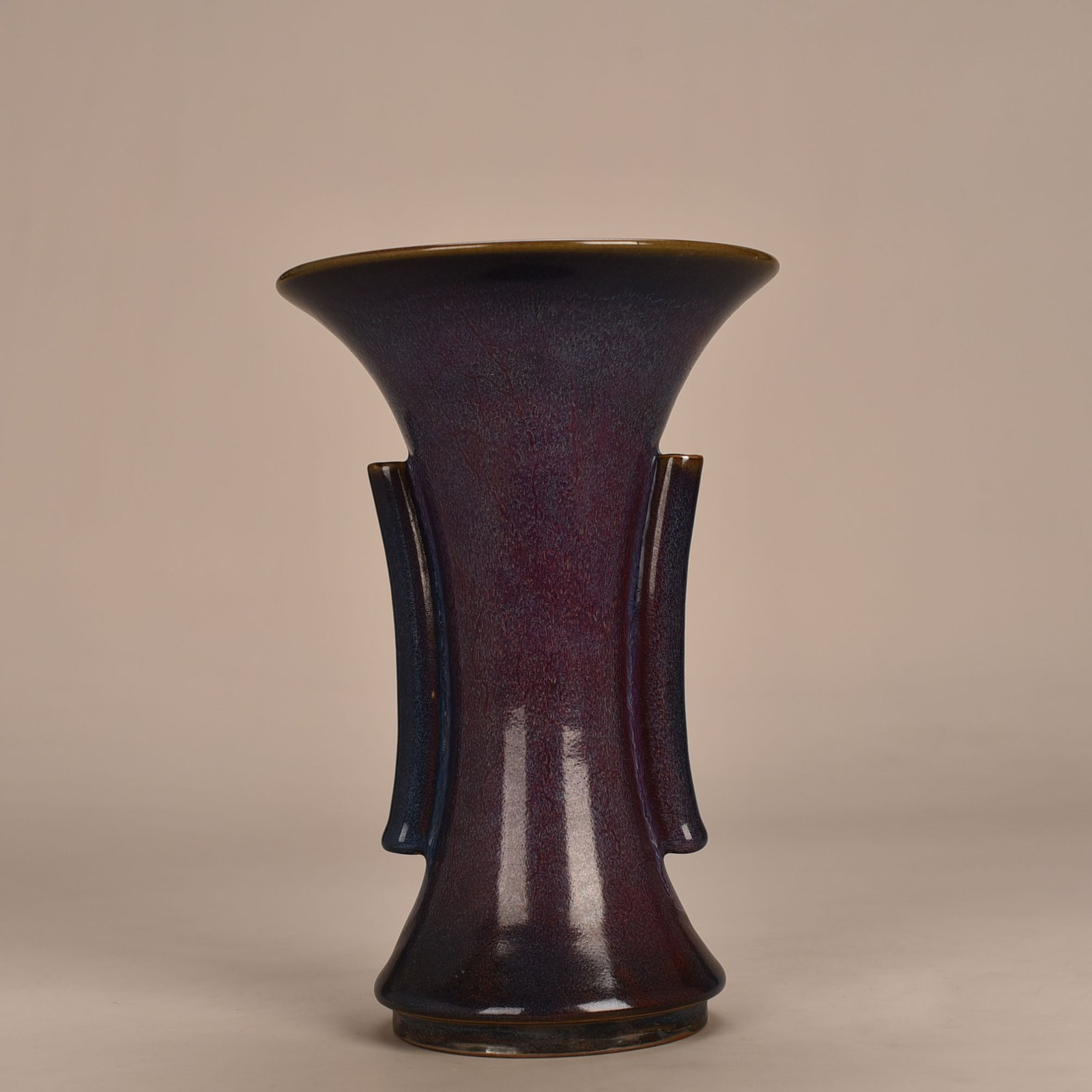Song Dynasty Jun Kiln Heavy Harmony Rose Purple Glazed Flower Goblet
