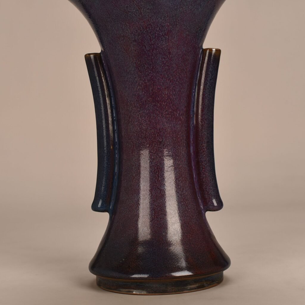 Song Dynasty Jun Kiln Heavy Harmony Rose Purple Glazed Flower Goblet