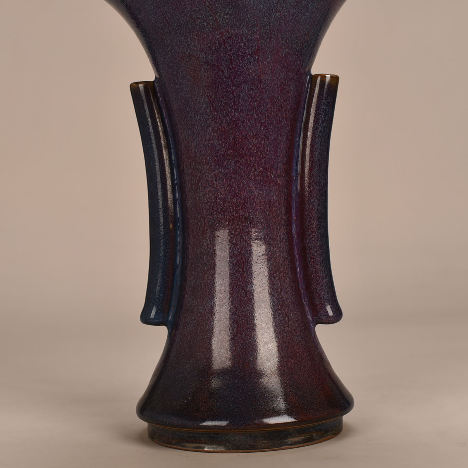 Song Dynasty Jun Kiln Heavy Harmony Rose Purple Glazed Flower Goblet
