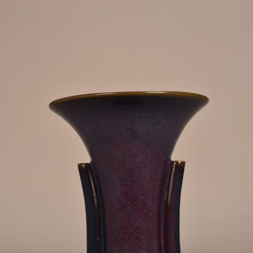 Song Dynasty Jun Kiln Heavy Harmony Rose Purple Glazed Flower Goblet