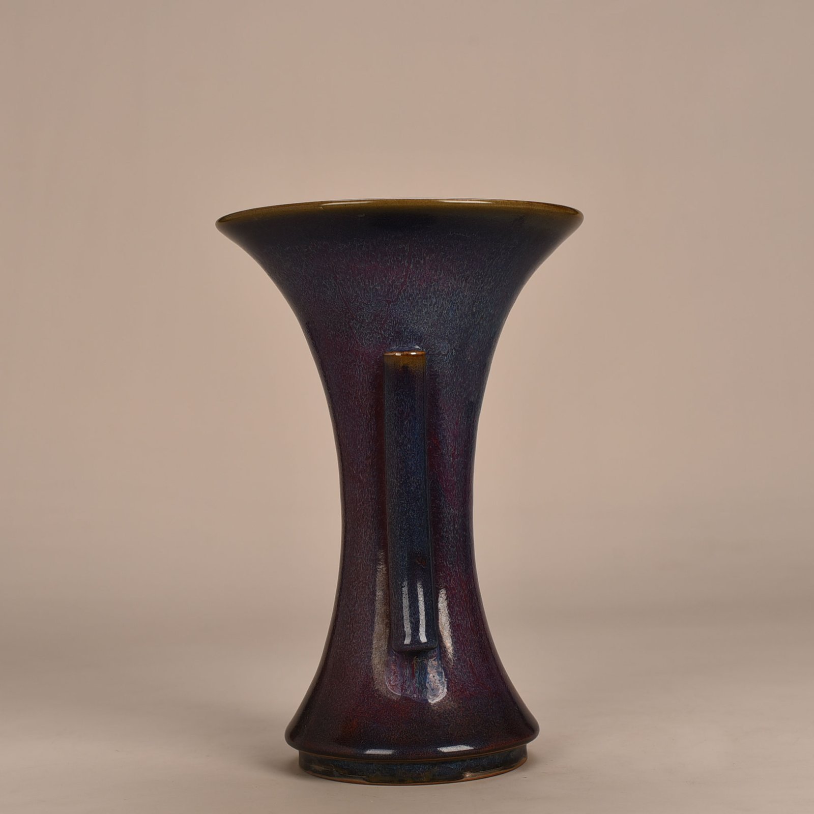 Song Dynasty Jun Kiln Heavy Harmony Rose Purple Glazed Flower Goblet