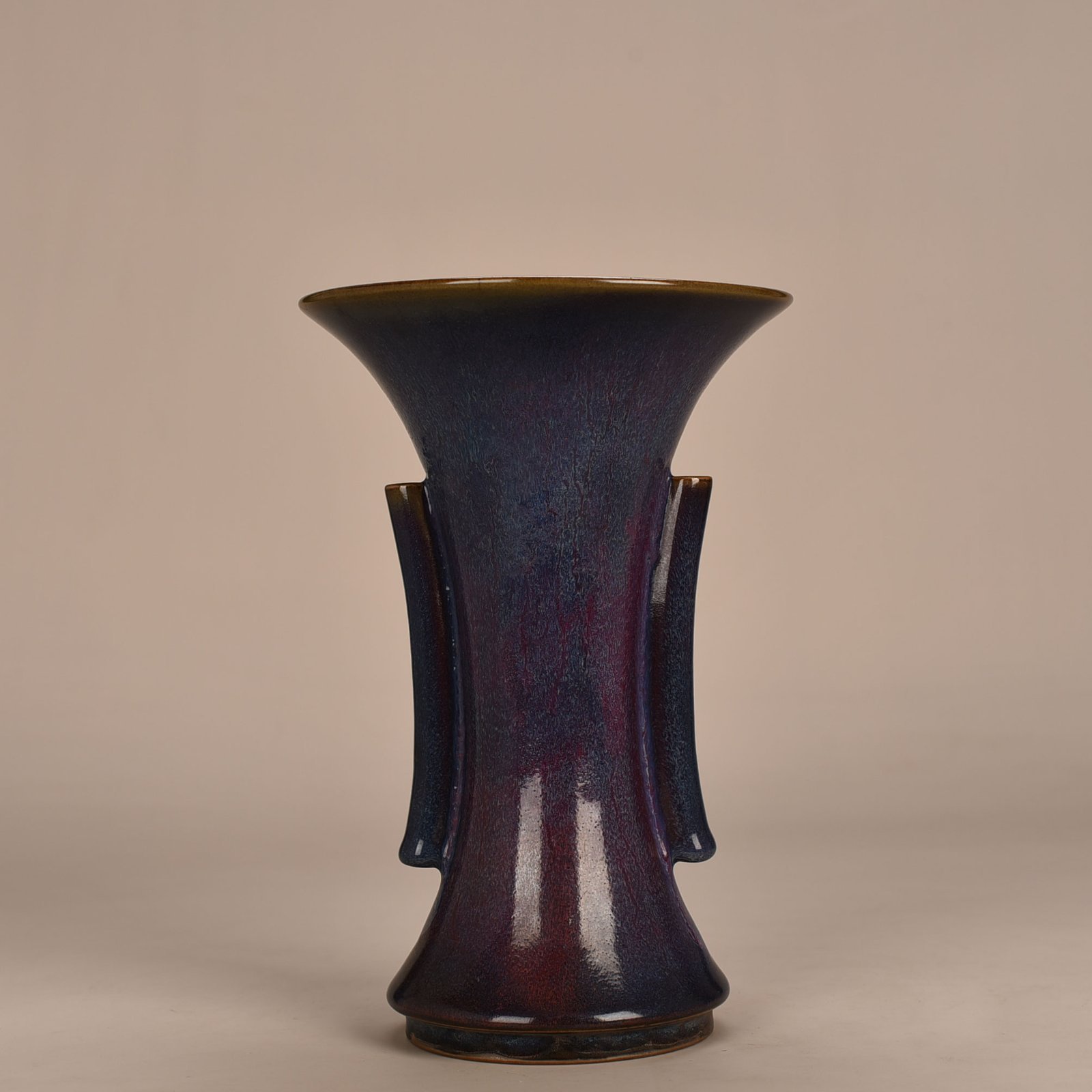 Song Dynasty Jun Kiln Heavy Harmony Rose Purple Glazed Flower Goblet