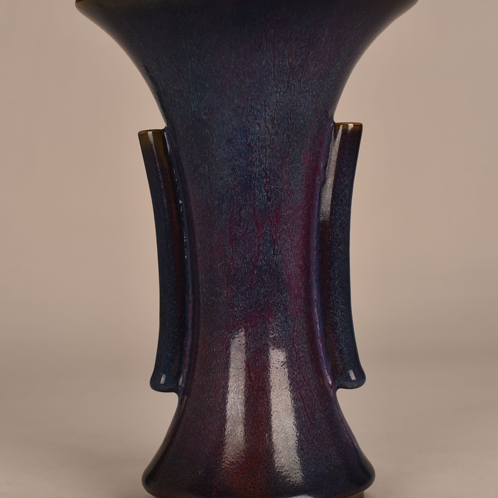Song Dynasty Jun Kiln Heavy Harmony Rose Purple Glazed Flower Goblet