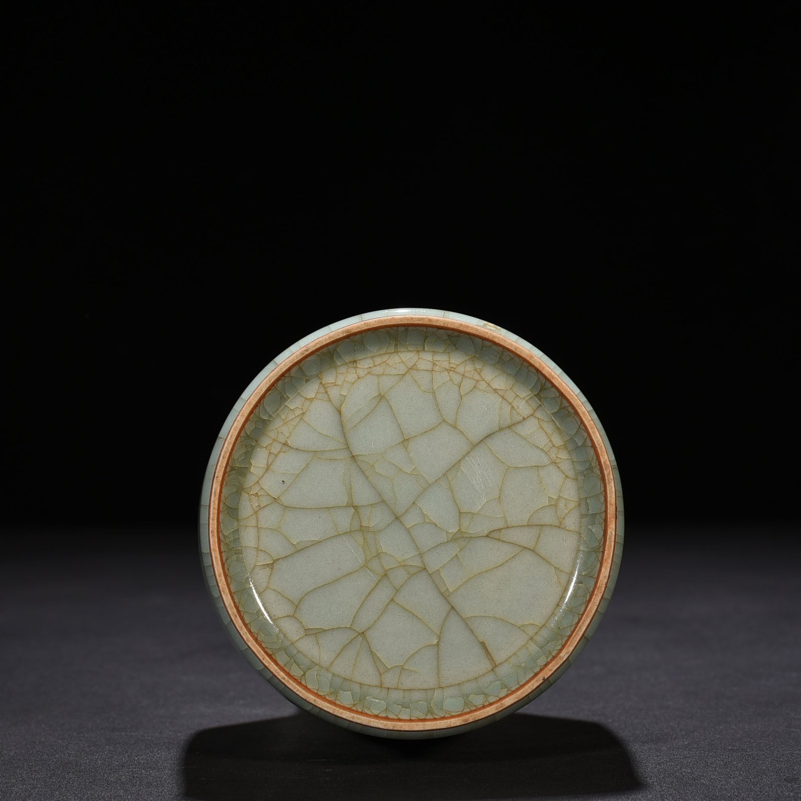 Song Dynasty Longquan official kiln of ice crack plate bottle paper mallet bottle
