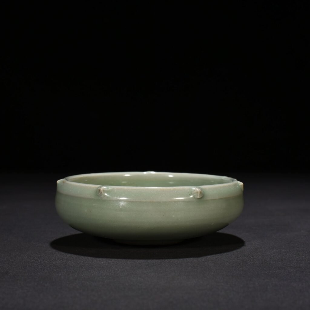 Song Dyansty Longquan kiln pink celadon double fish wash