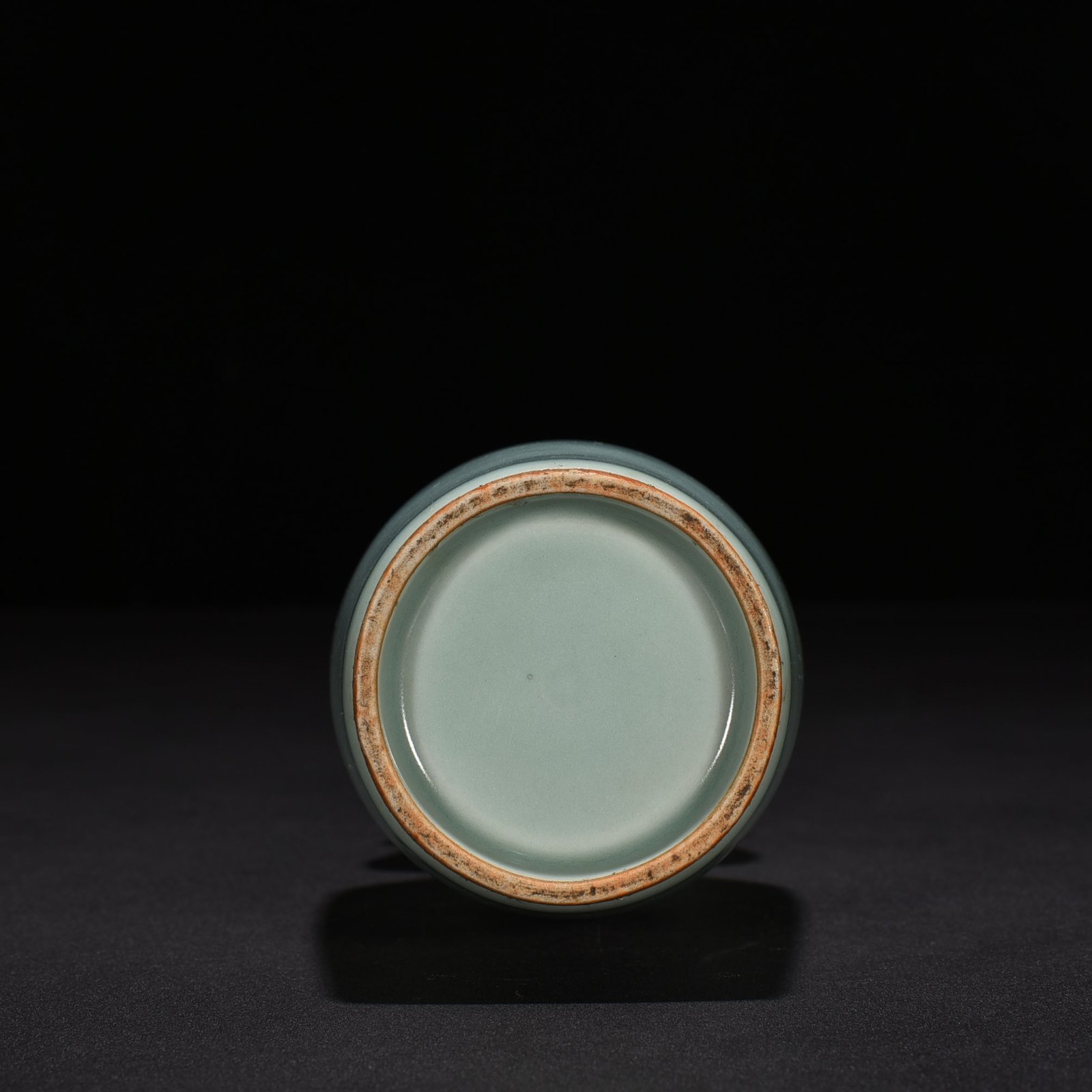 Song Dynasty Longquan kiln pink green glaze dotted phoenix ear vase