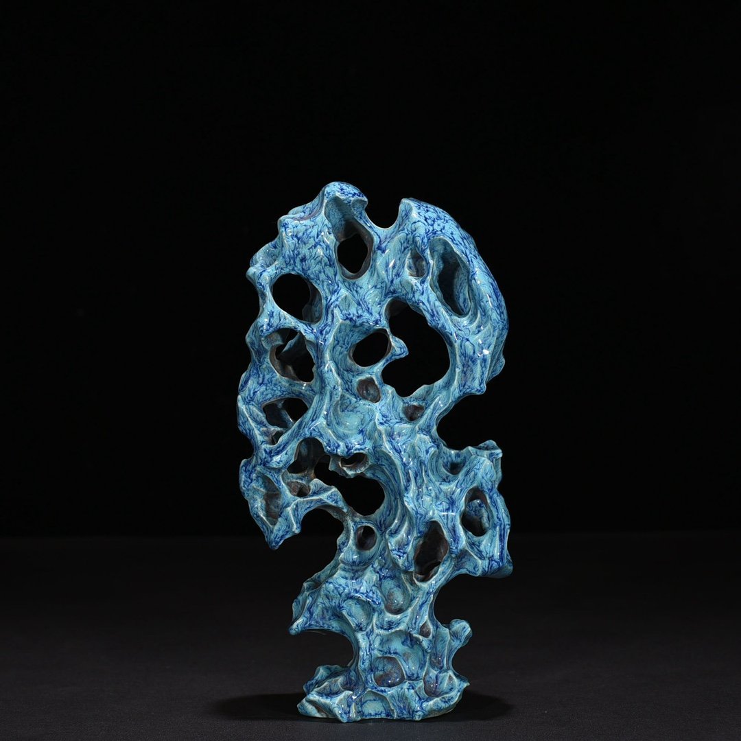 Qing Dynasty Qianlong Tang Ying Jun-glazed lake stone