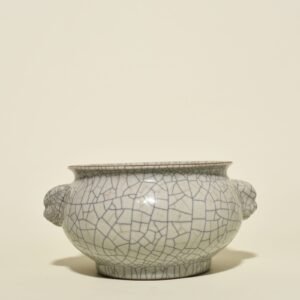 Qing Dynasty Qianlong official kiln animal ear wash