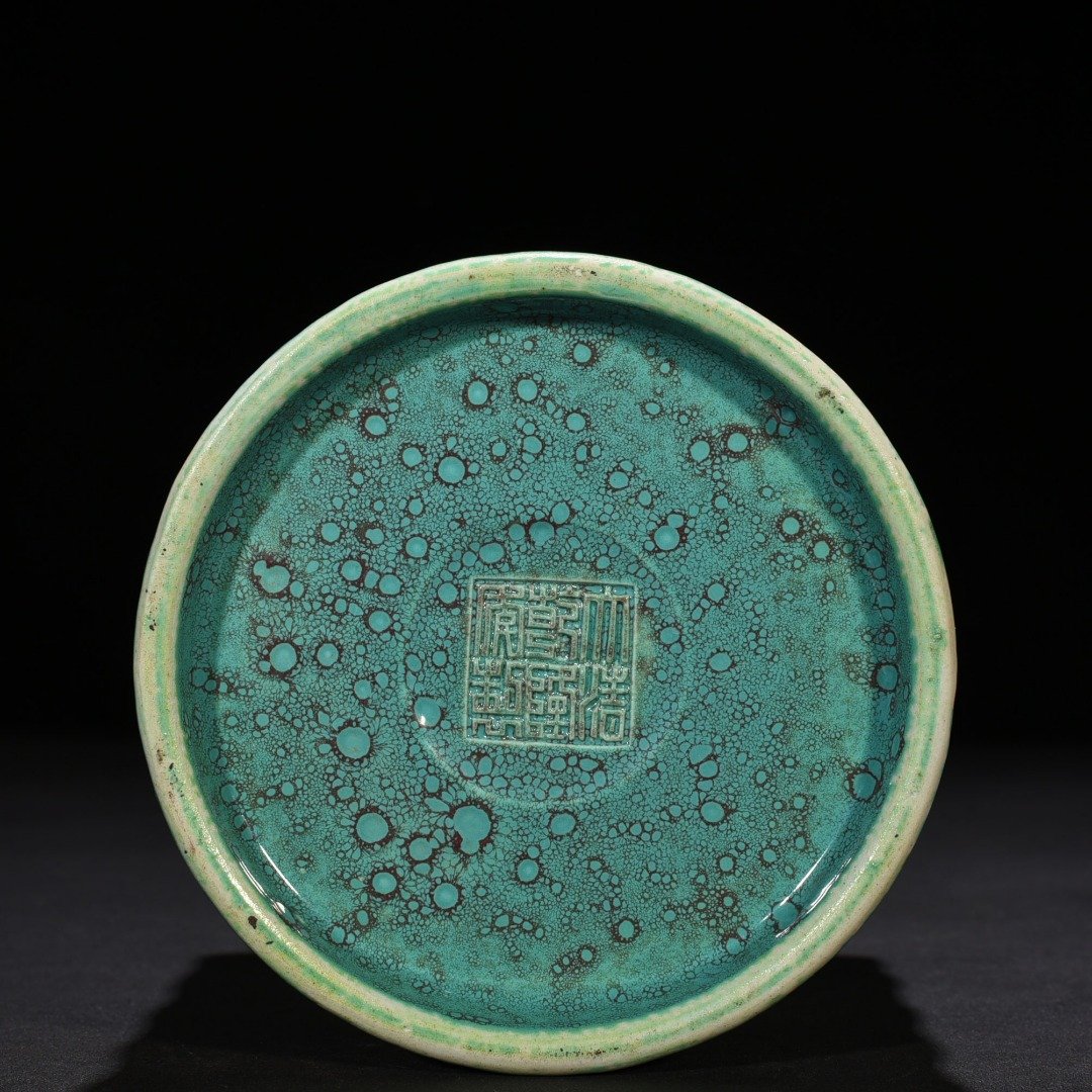 Qing Dynasty Qianlong furnace Jun glaze pen holder